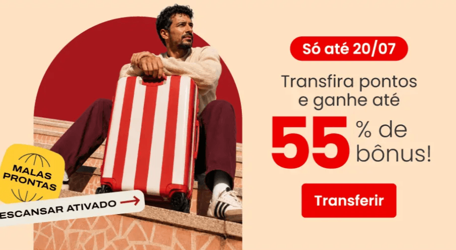 Transfira seus pontos Esfera para ConnectMiles e com até 55% de bônus!