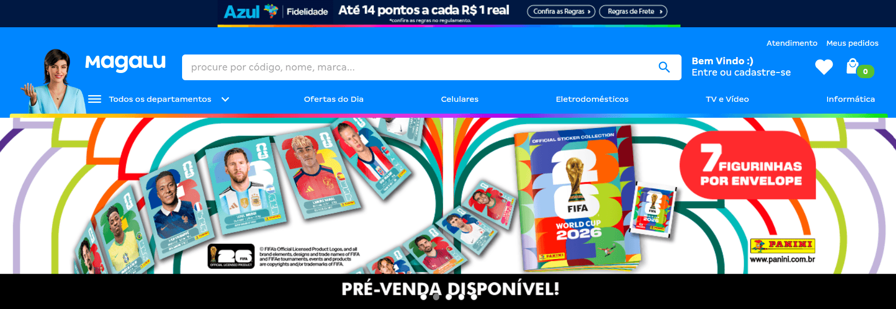 Acumule milhas com o álbum da copa!
