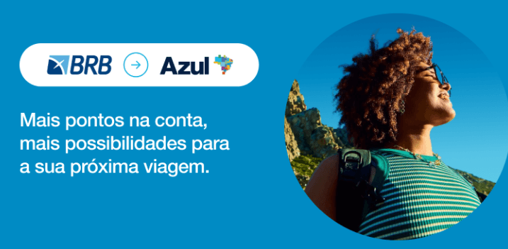 Transfira seus pontos do BRB para Azul com até 110% de bônus